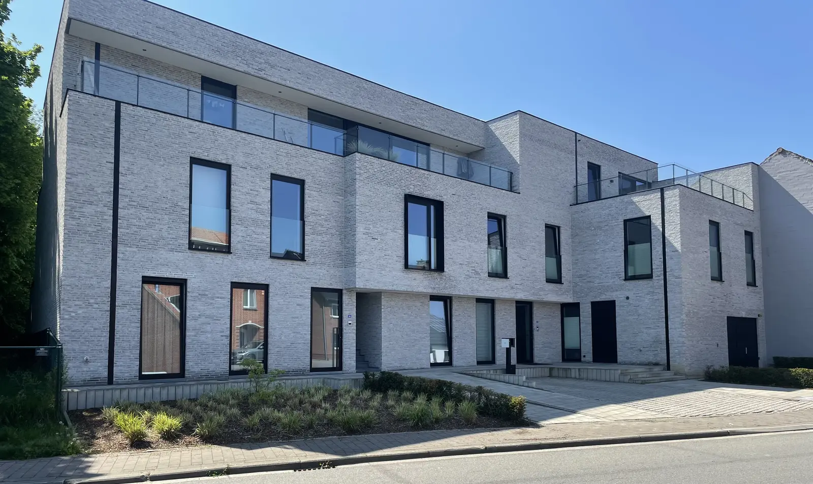 Appartementscomplex met 8 appartementen in Lanaken, ontwerp Siegert Saeren
